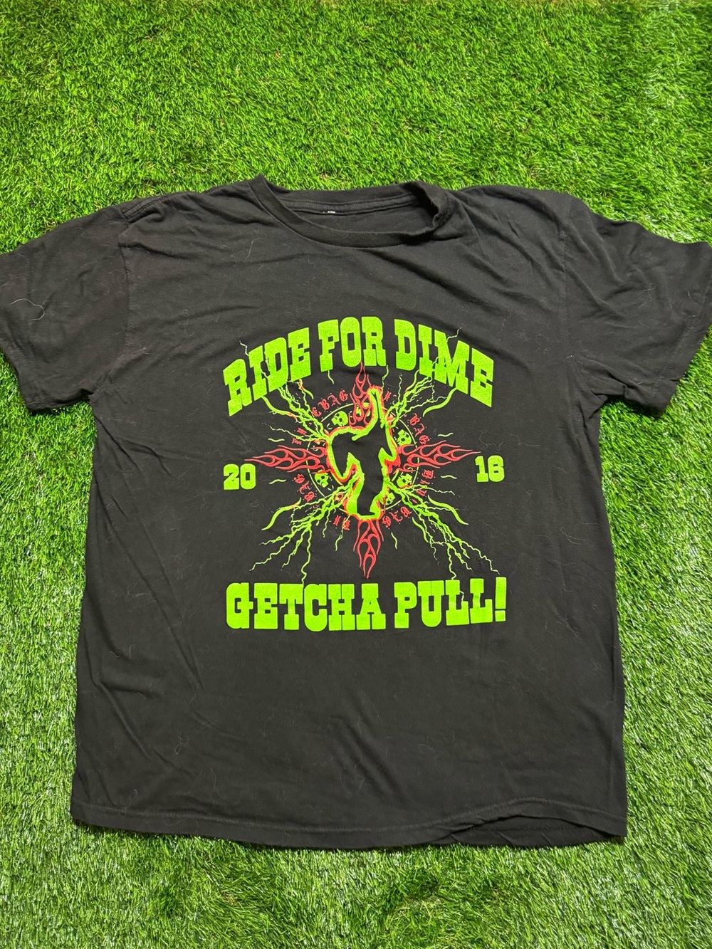 Ride For Dime 2018 Dimebag Darrell Gas Monkey Monster Tee Mens XL Pantera